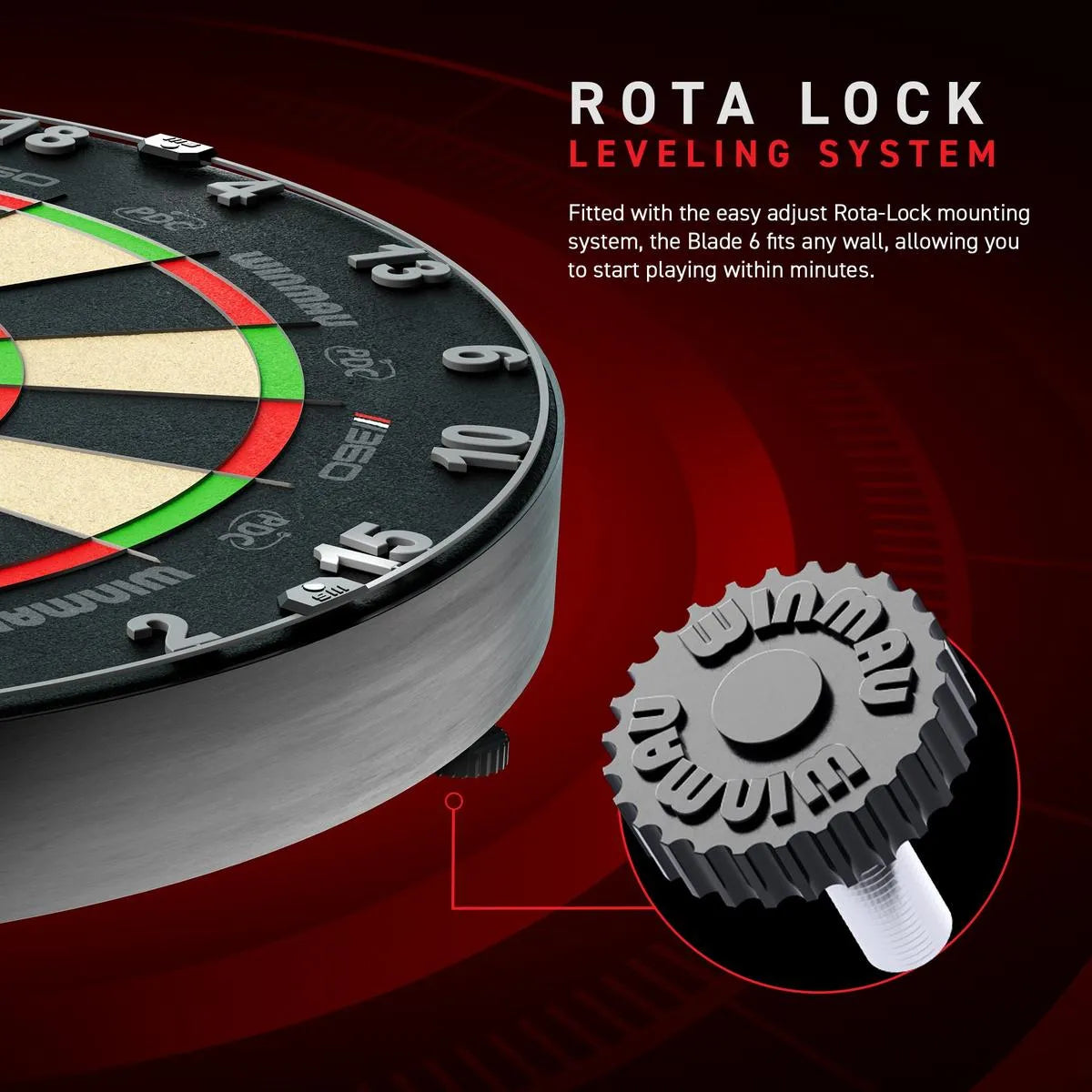 Winmau Blade 360 Triple Core Dartboard - view 6