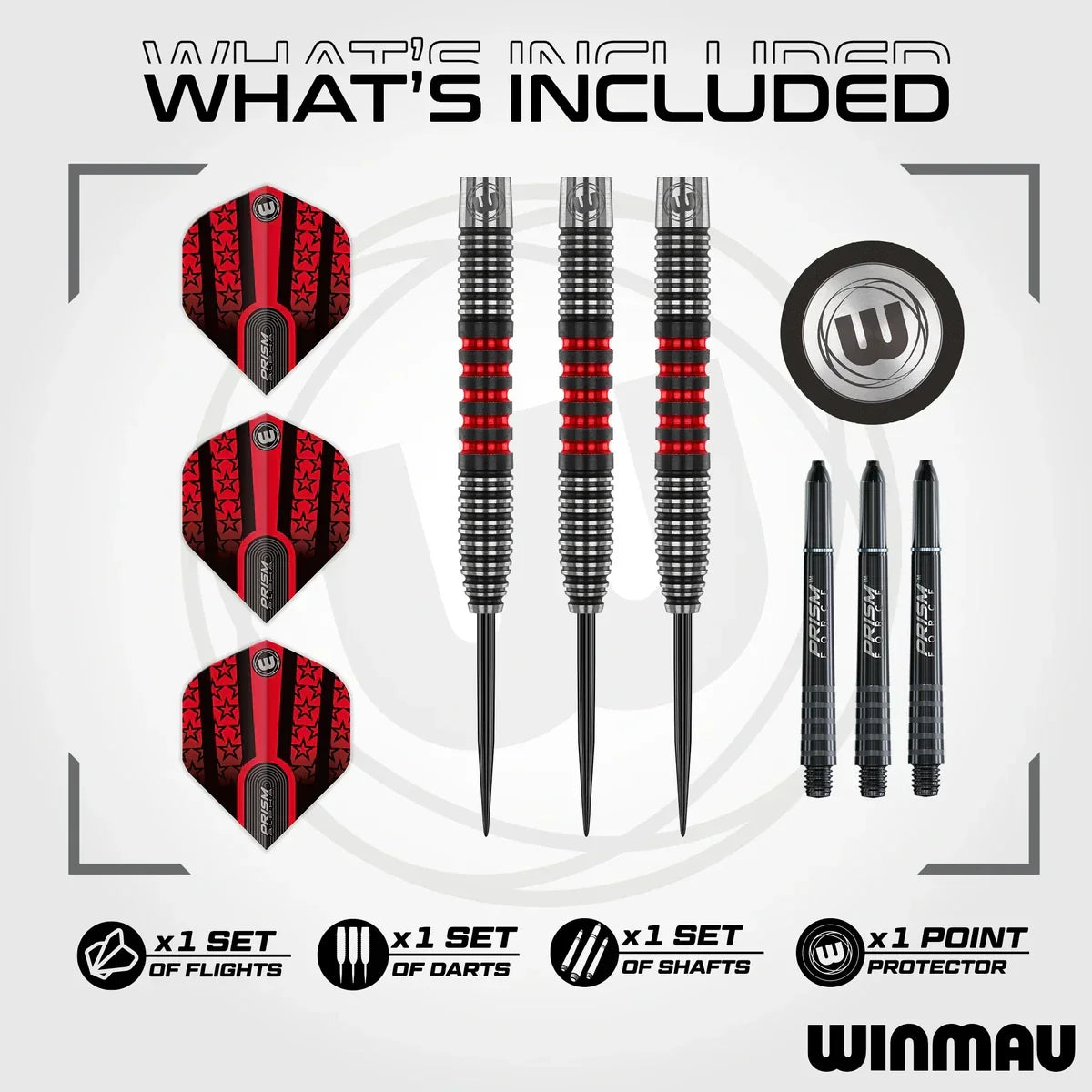 Winmau Joe Cullen Signature Edition 90% Tungsten Steel Tip Darts - view 3