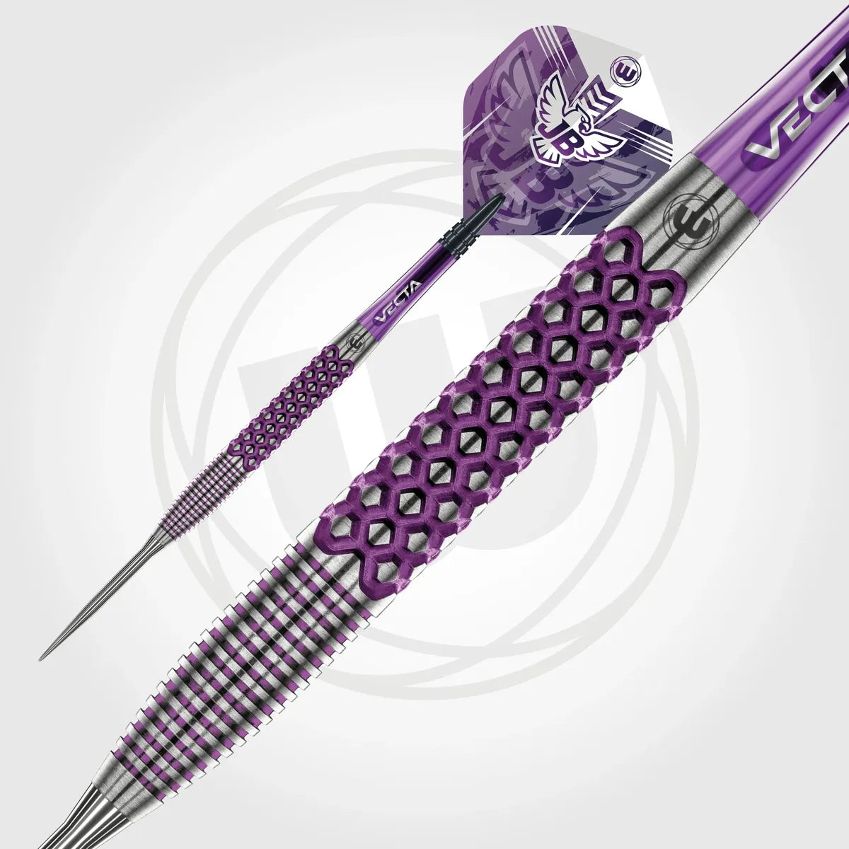 Winmau John Brown Signature Edition 90% Tungsten Steel Tip Darts - view 2