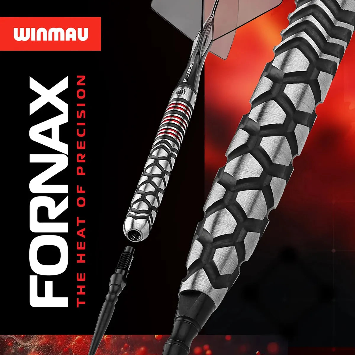 Winmau Fornax Parallel SP 90% Tungsten Steel Tip Darts - view 4