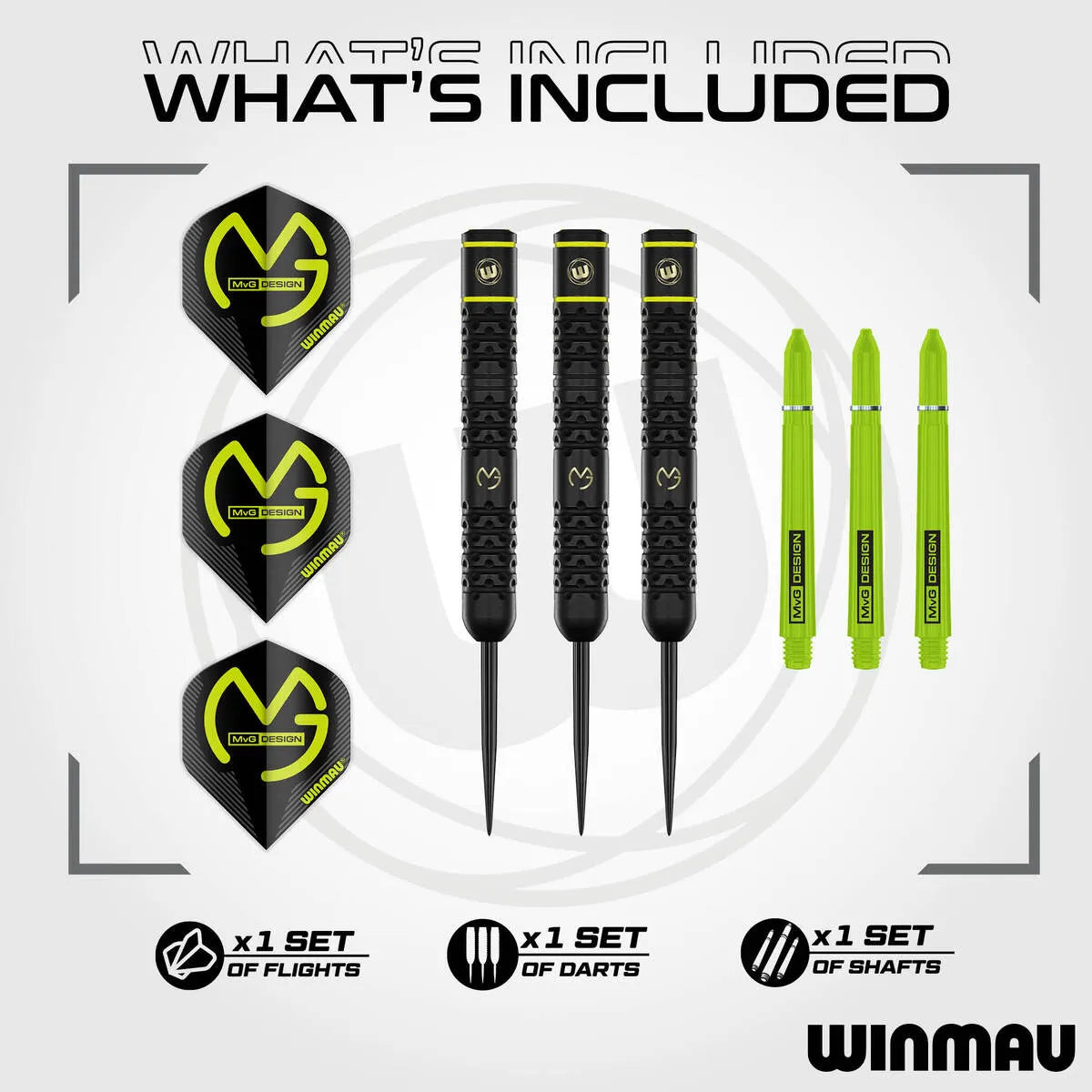 Winmau MvG SE Brass Steel Tip Darts - view 3