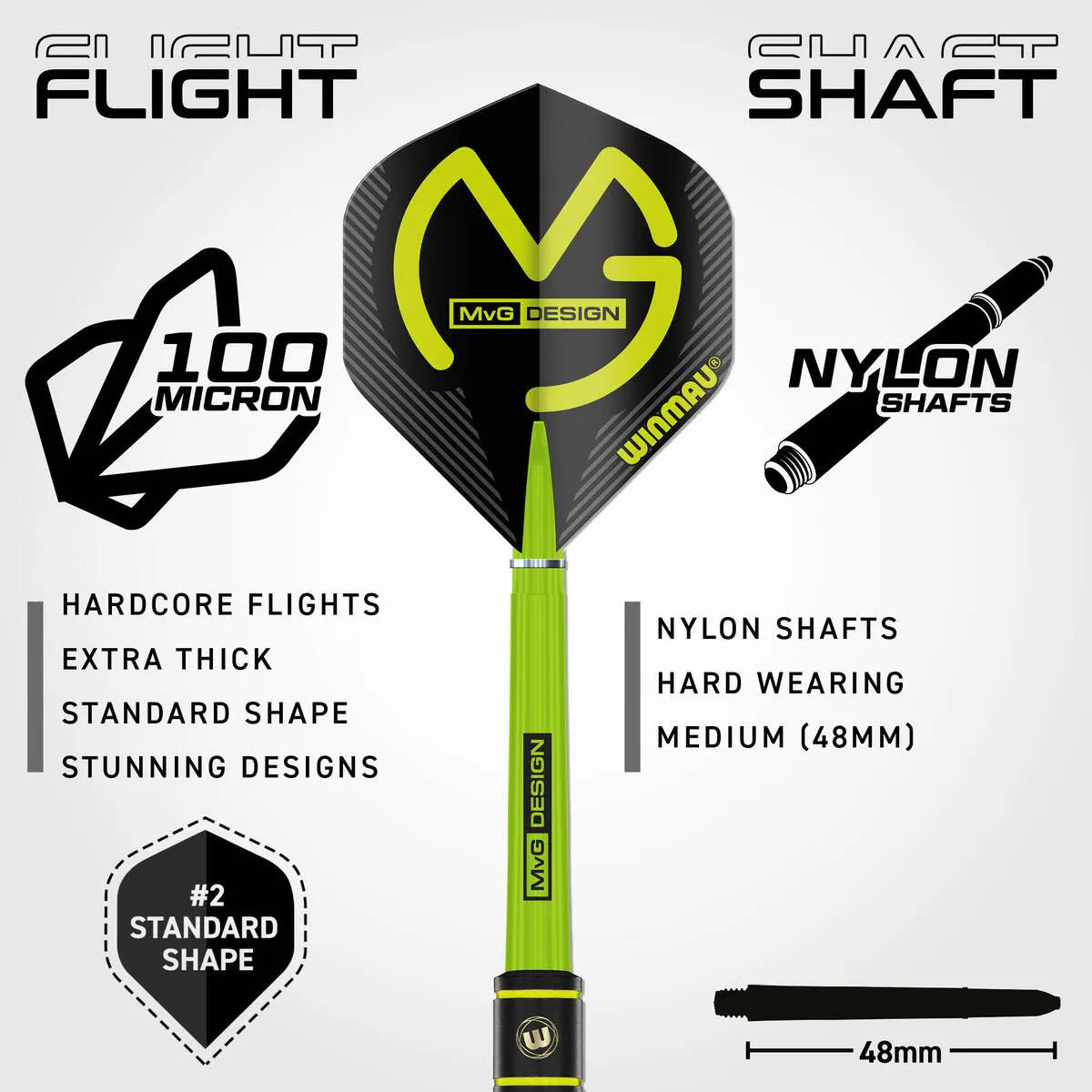 Winmau MvG SE Brass Steel Tip Darts - view 4