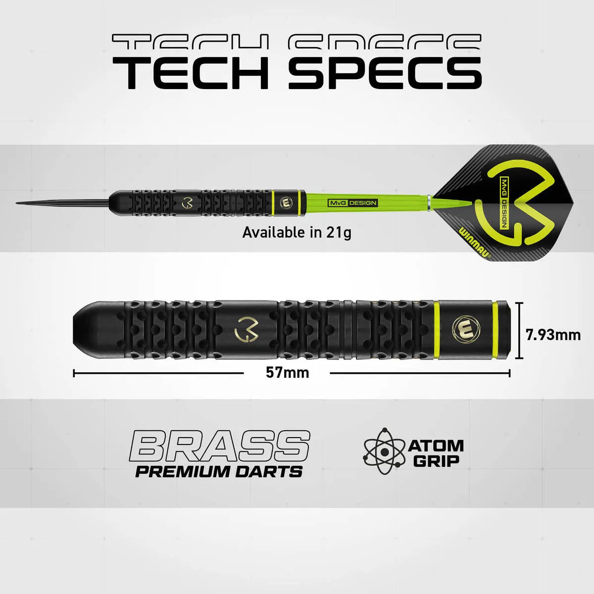 Winmau MvG SE Brass Steel Tip Darts - view 5