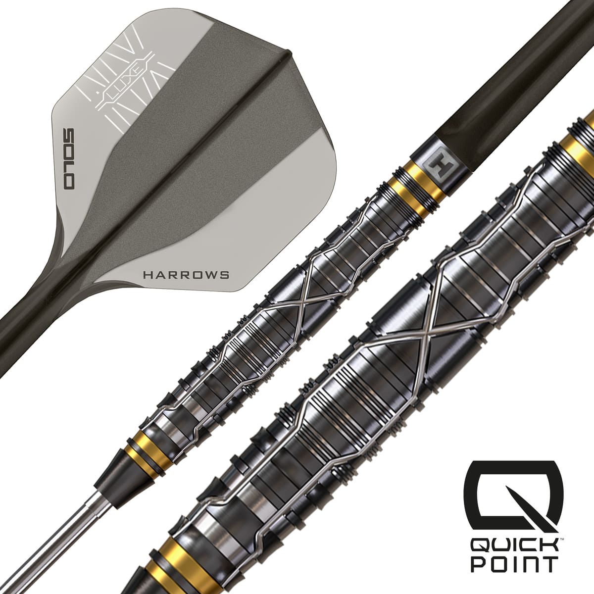 Harrows NX Luxe Tapered QP 90% Tungsten Steel Tip Darts - view 2