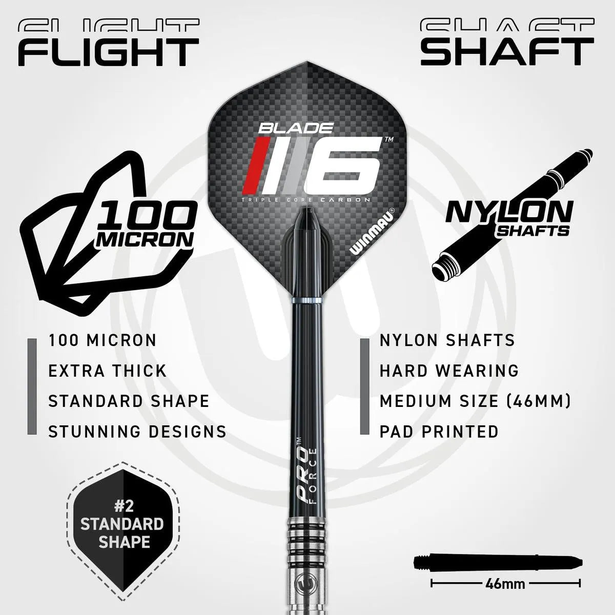 Winmau Blade 6 Triple Core Surround Set Bundle - view 9