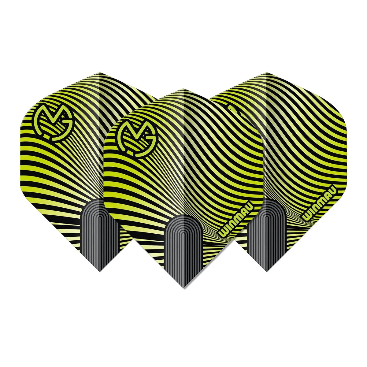 Winmau Prism Delta MvG Green & Black Premium Standard Flights