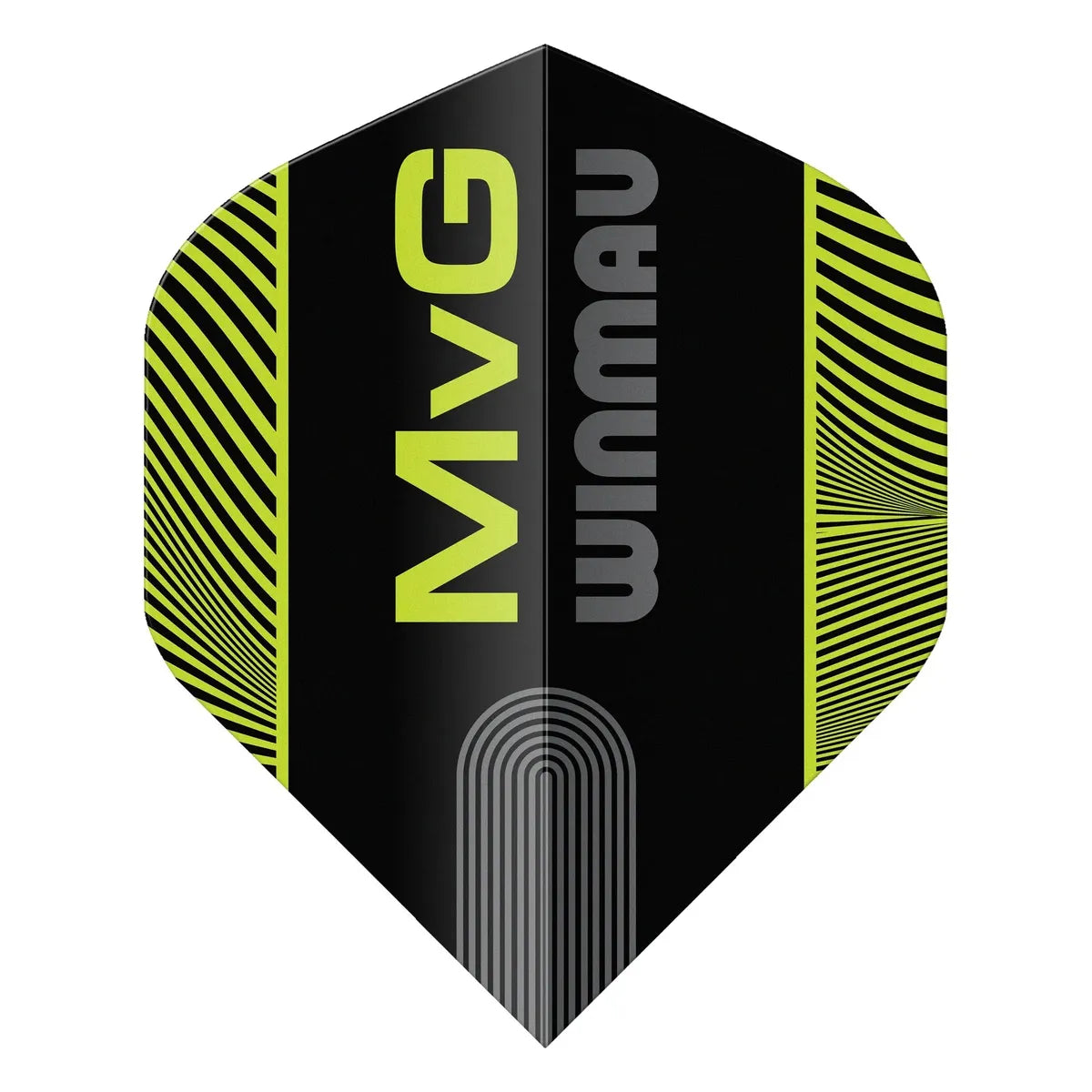 Winmau Prism Delta MvG Black & Green Logo Premium Standard Flights - view 2