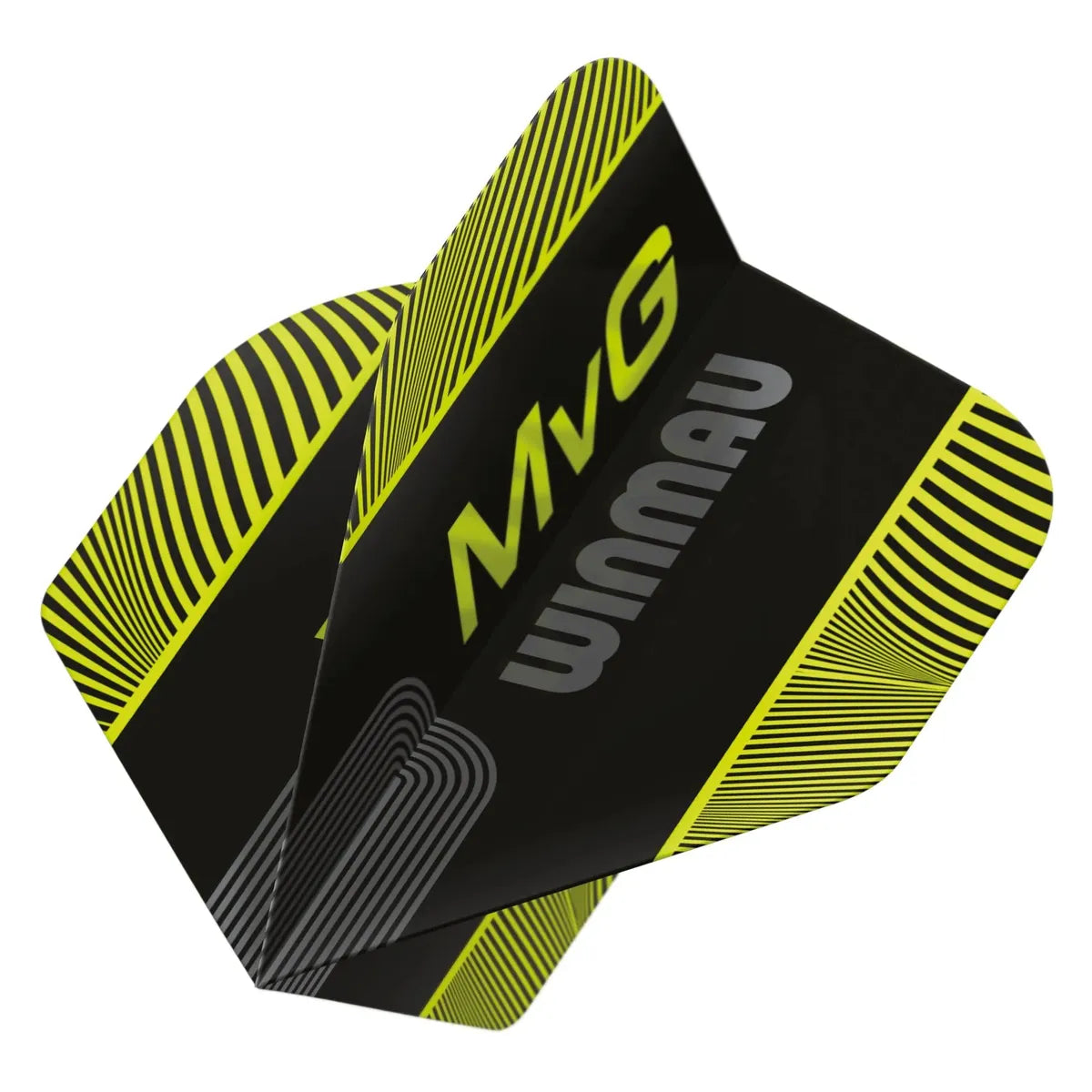 Winmau Prism Delta MvG Black & Green Logo Premium Standard Flights - view 3