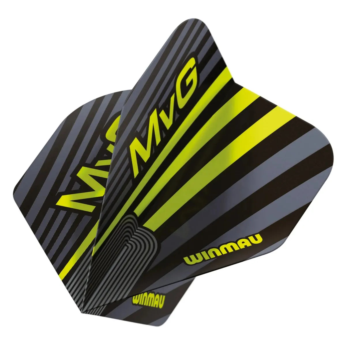 Winmau Prism Delta MvG Grey & Green Premium Standard Flights - view 3