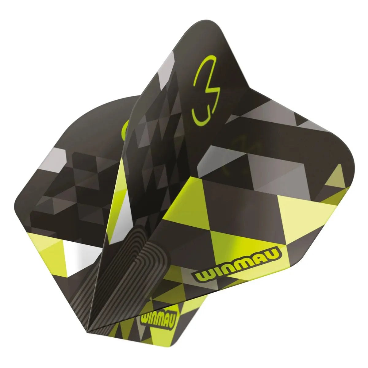 Winmau Prism Delta MvG Logo Green Premium Standard Flights - view 3