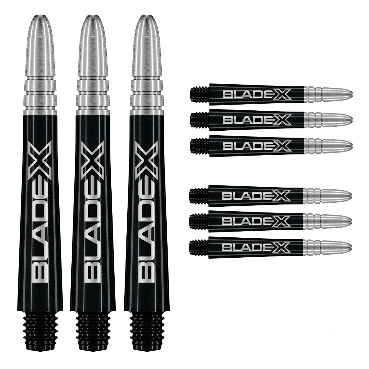 Winmau Vecta Blade X Black & Silver Dart Shafts - view 3