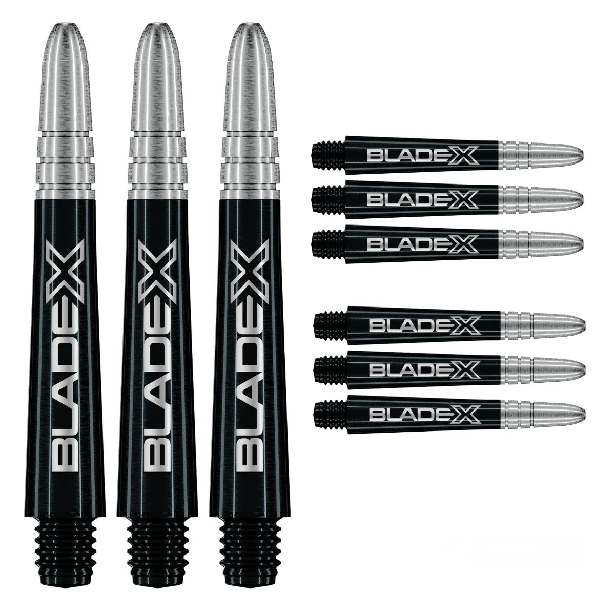 Winmau Vecta Blade X Black & Silver Dart Shafts - view 4