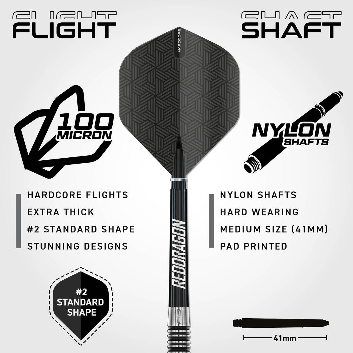 Red Dragon Pegasus SP 90% Tungsten Steel Tip Darts - view 4