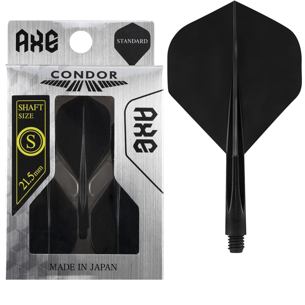 Condor AXE Dart Flights - Standard - Black - view 2