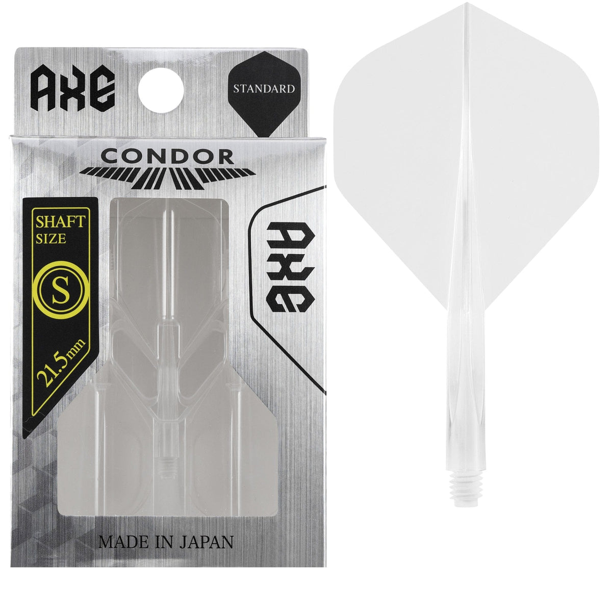 Condor AXE Dart Flights - Standard - Clear - view 2