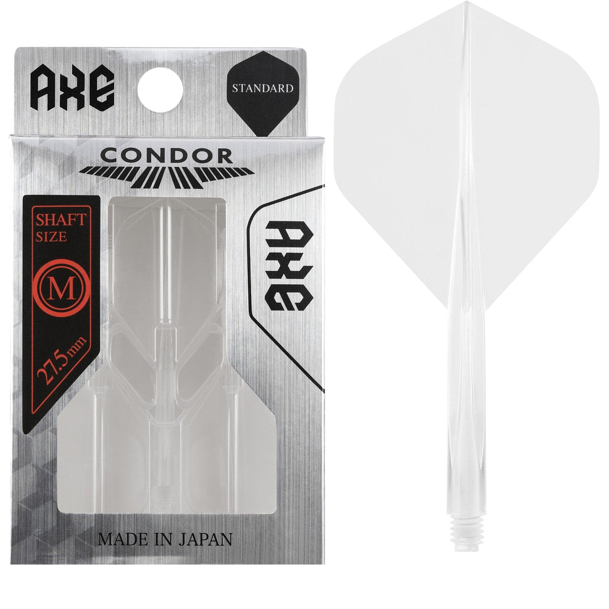 Condor AXE Dart Flights - Standard - Clear - view 3