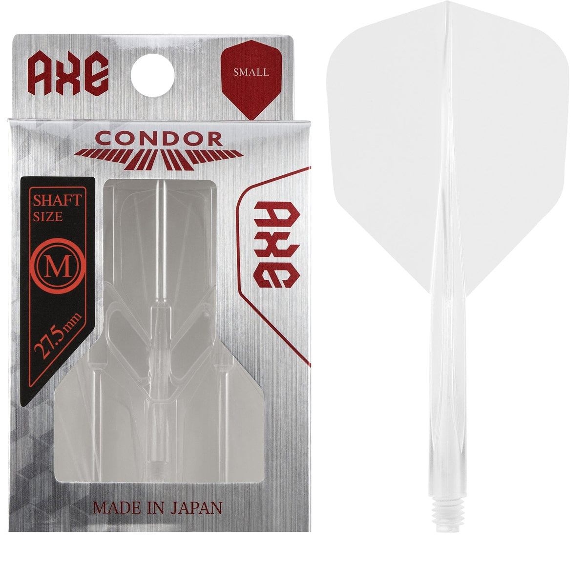 Condor AXE Dart Flights - Small - Clear - view 2