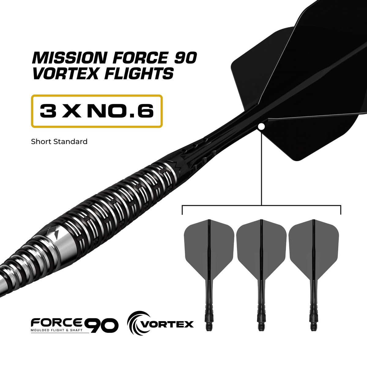 Mission Cameron Carolissen R2.5 95% Tungsten Steel Tip Darts - view 6