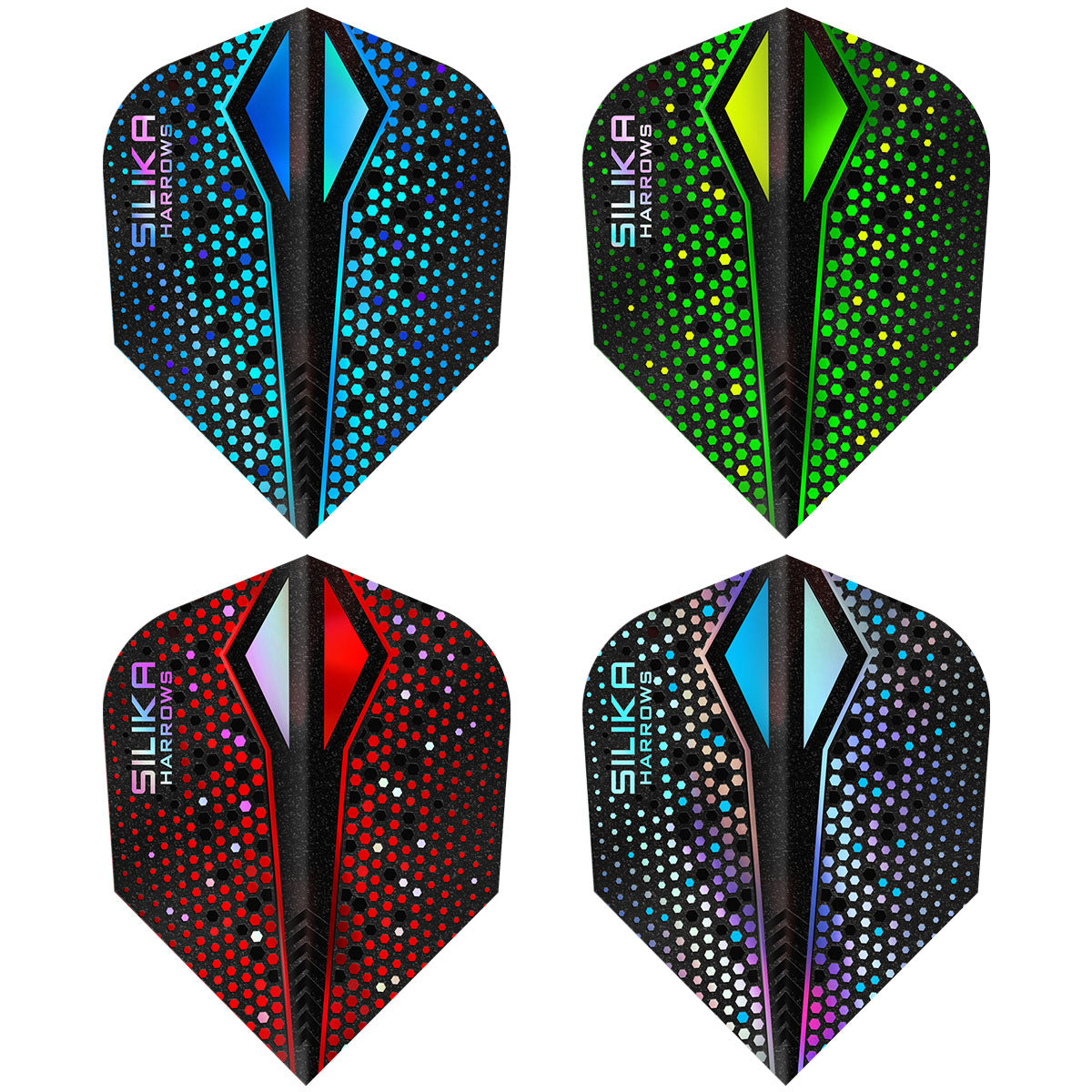 Harrows Silika Colourshift X Standard No.6 Dart Flights