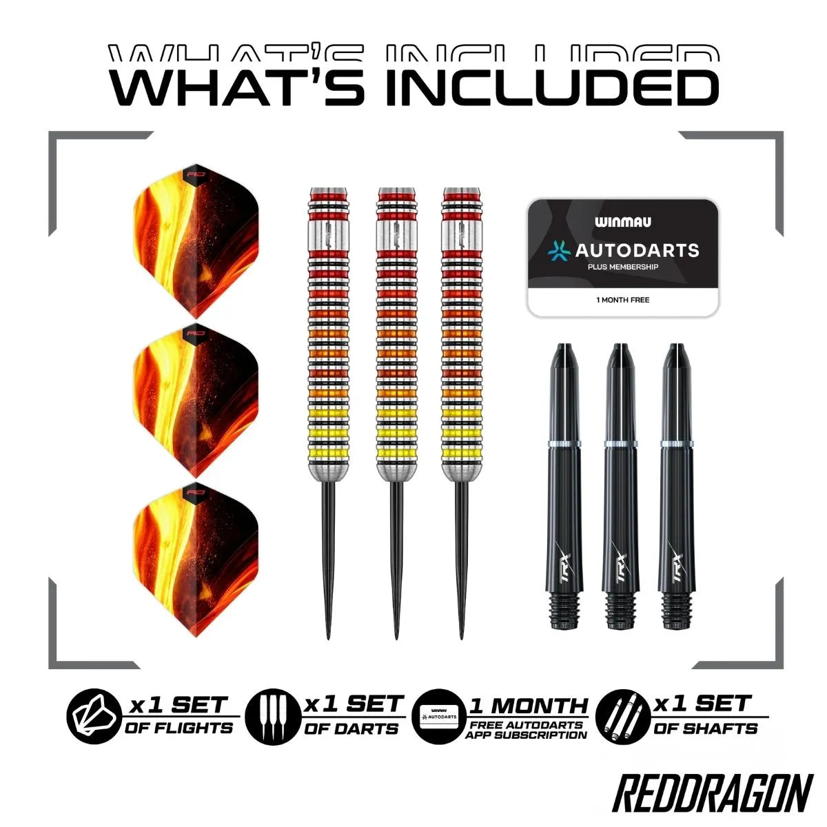Red Dragon Furnace 90% Tungsten Core Steel Tip Darts - view 4