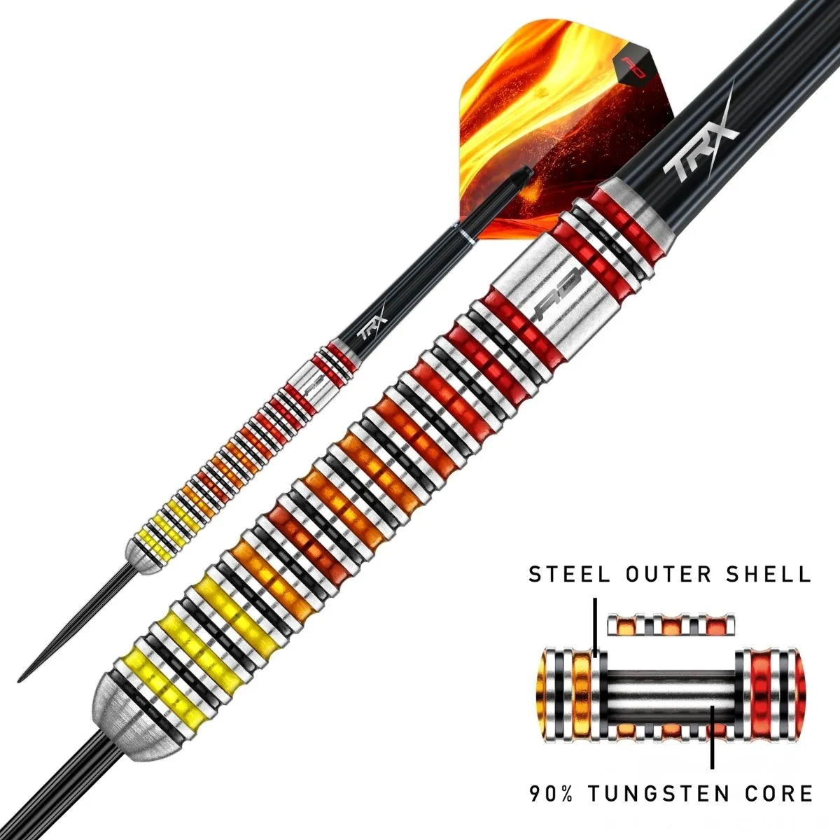 Red Dragon Furnace 90% Tungsten Core Steel Tip Darts - view 2