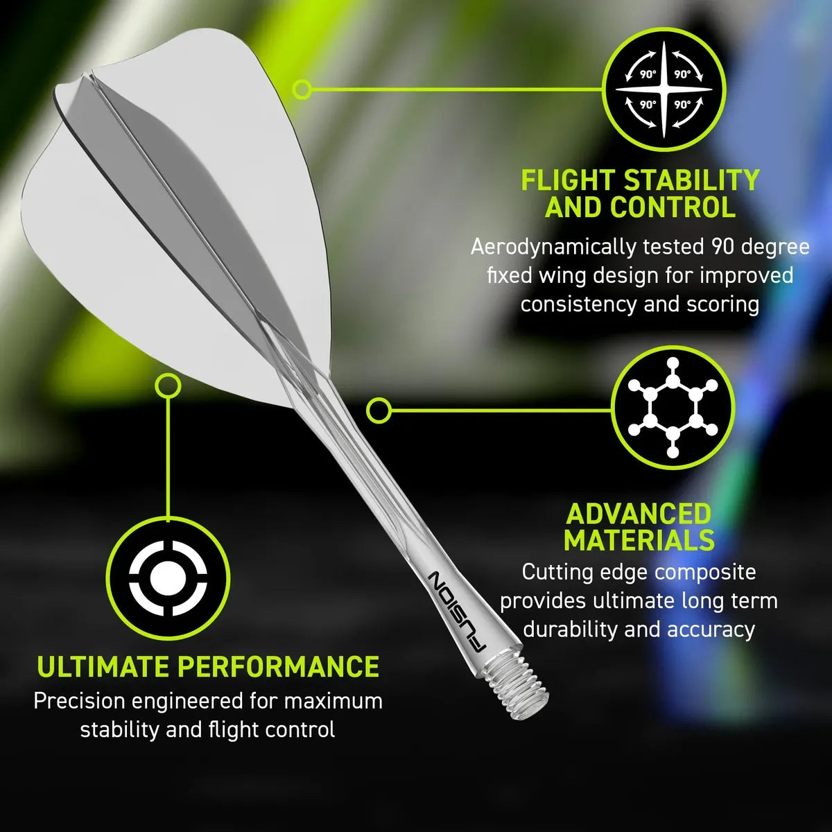 Winmau Fusion Arrow Integrated Flight System - view 9