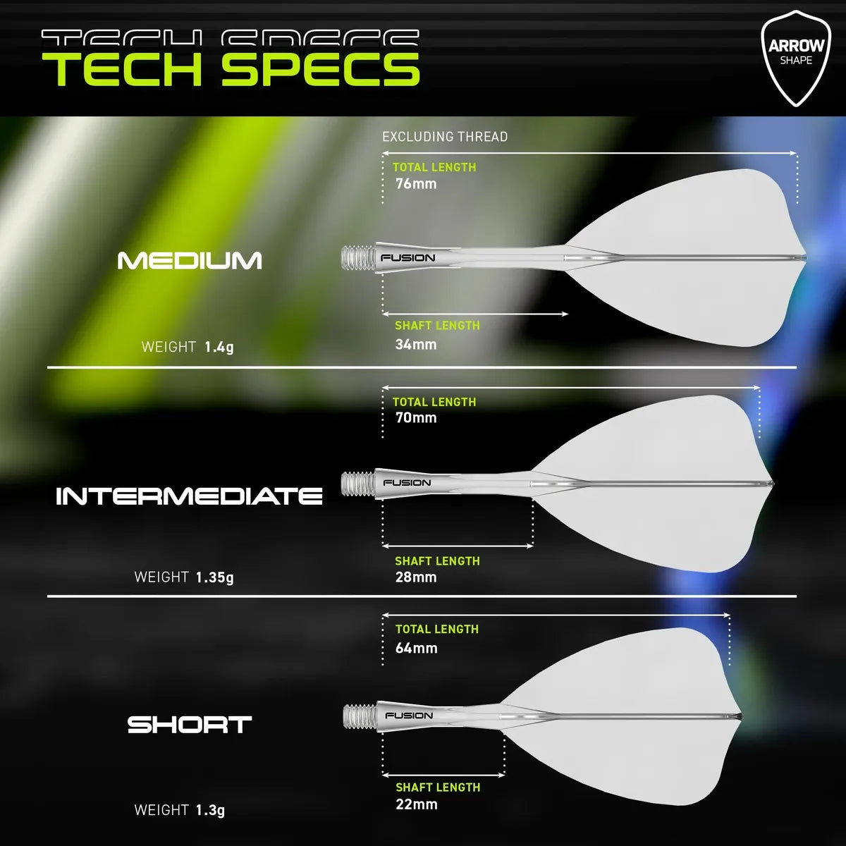 Winmau Fusion Arrow Integrated Flight System - view 8