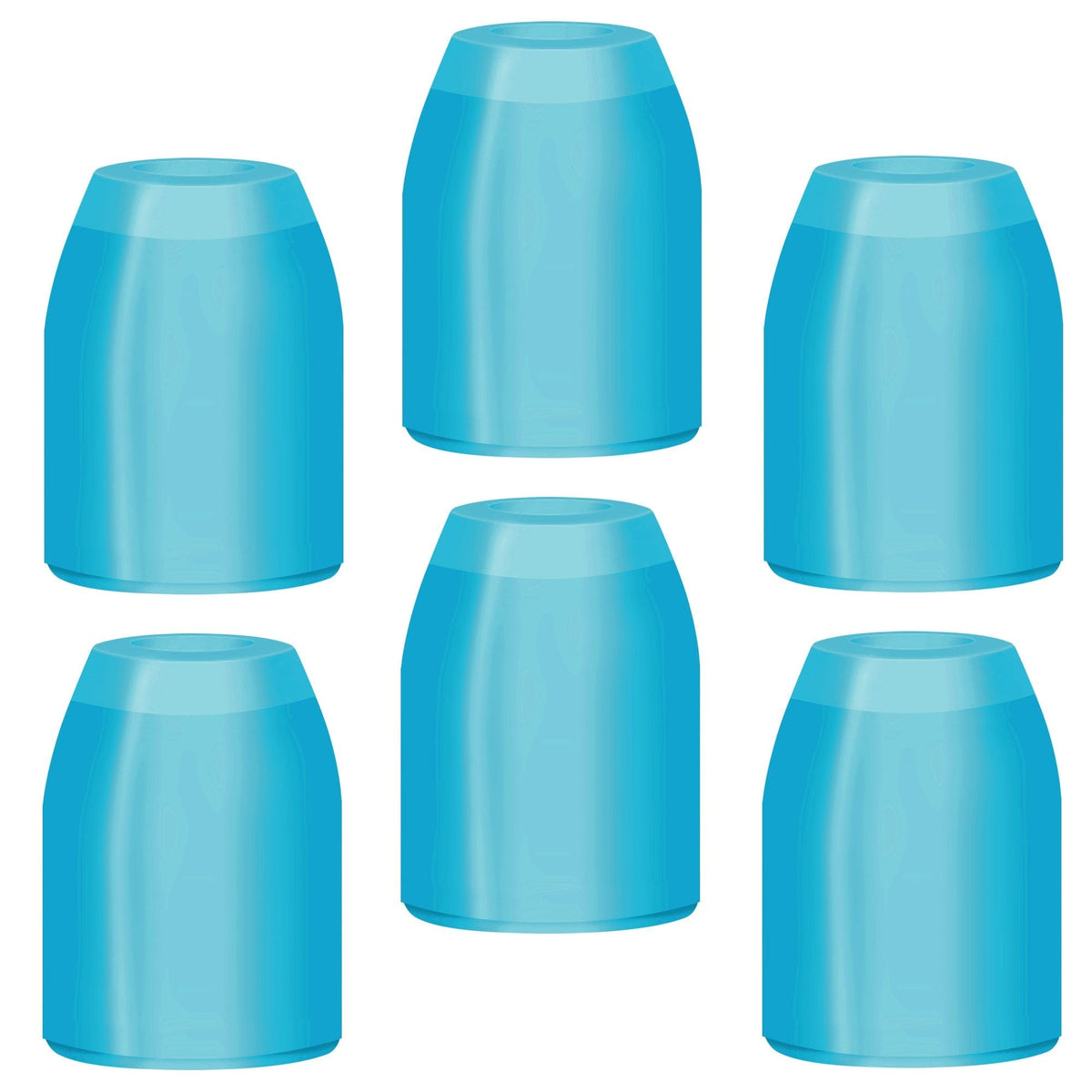 L-Style Standard Champagne Rings - Pack of 6 - view 2