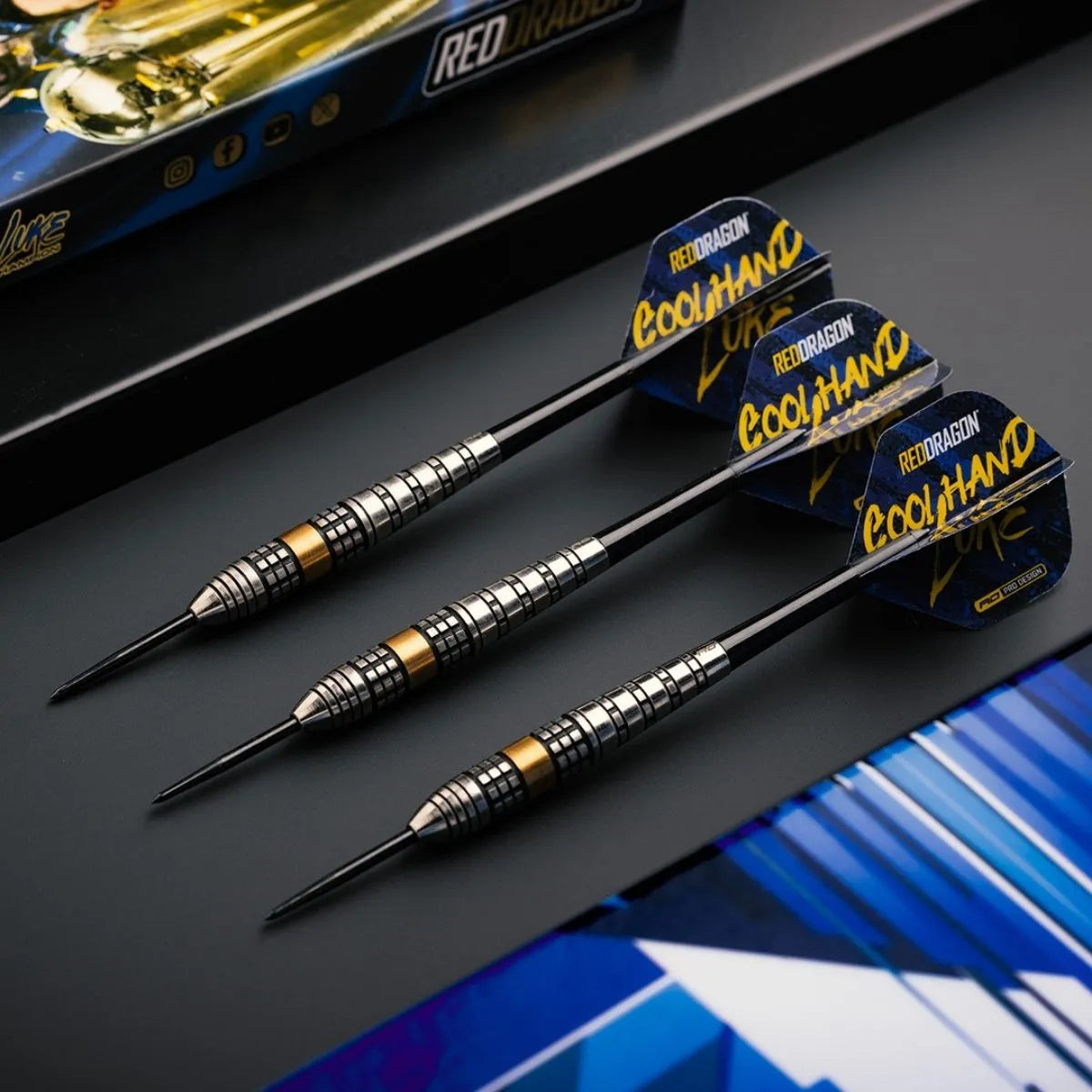 Red Dragon Luke Humphries SE Brass Steel Tip Darts - view 7