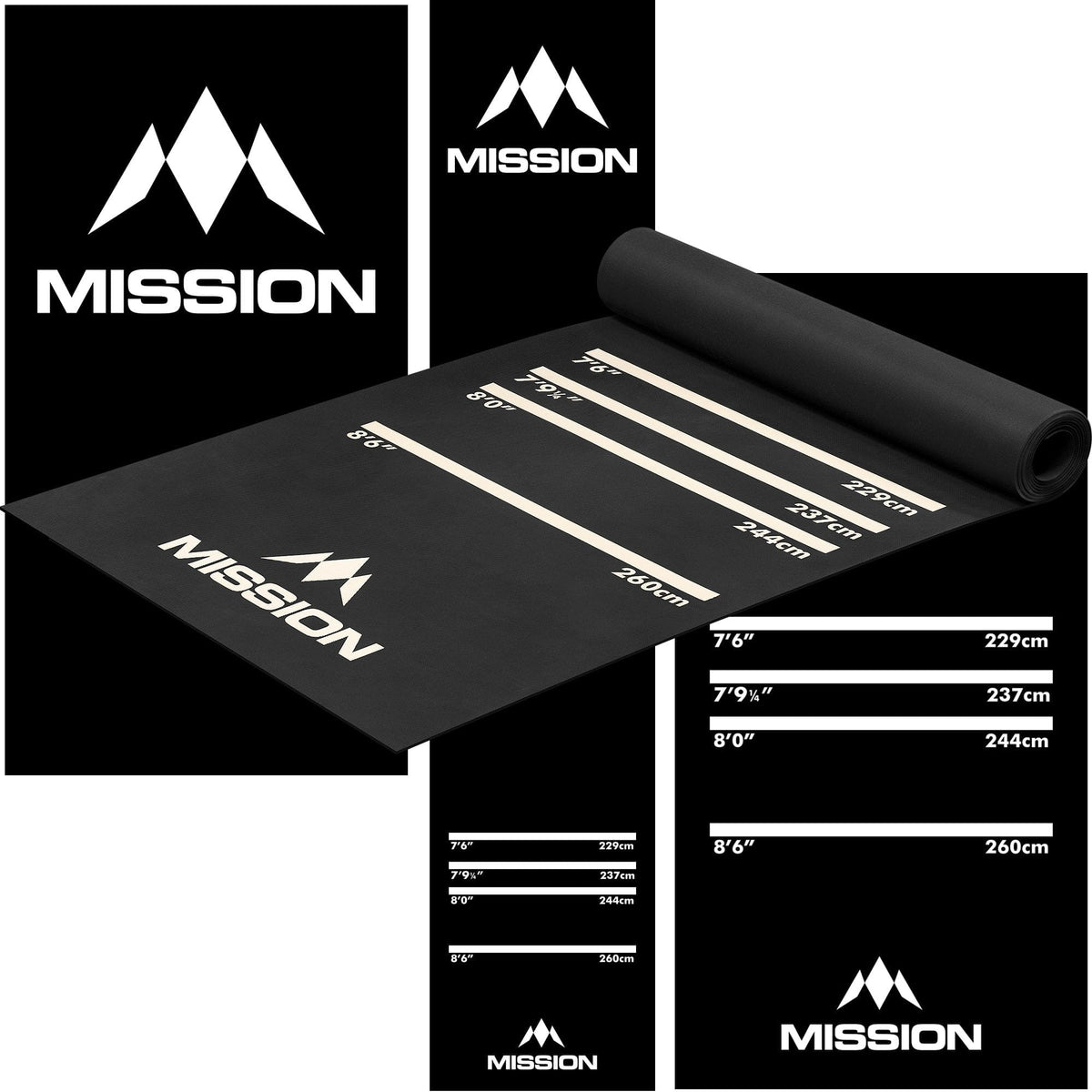 Mission Heavy Duty Rubber Dart Mat - Pro Level