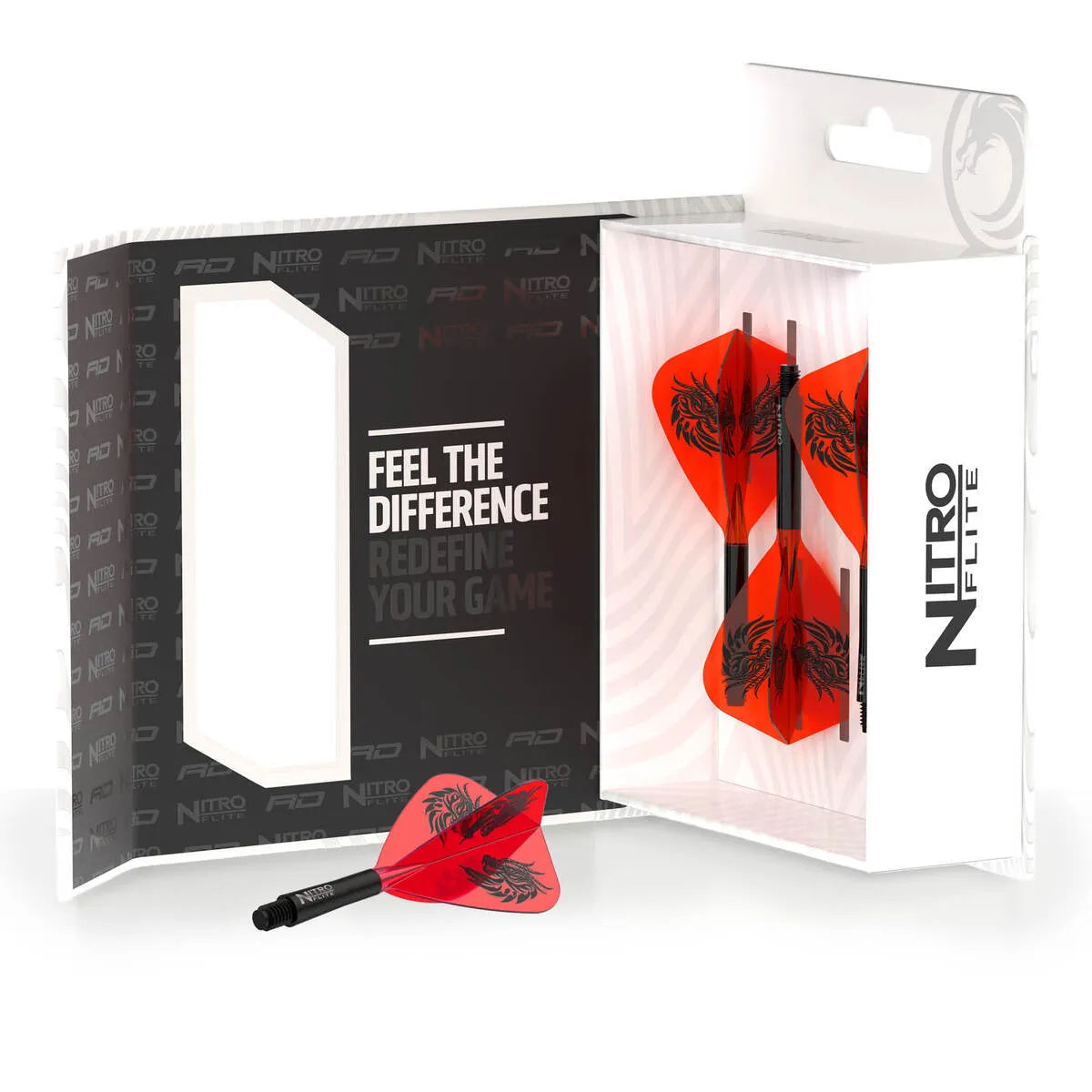 Red Dragon Jonny Clayton Kite Nitro Flite Integrated Flight and Shaft - view 2