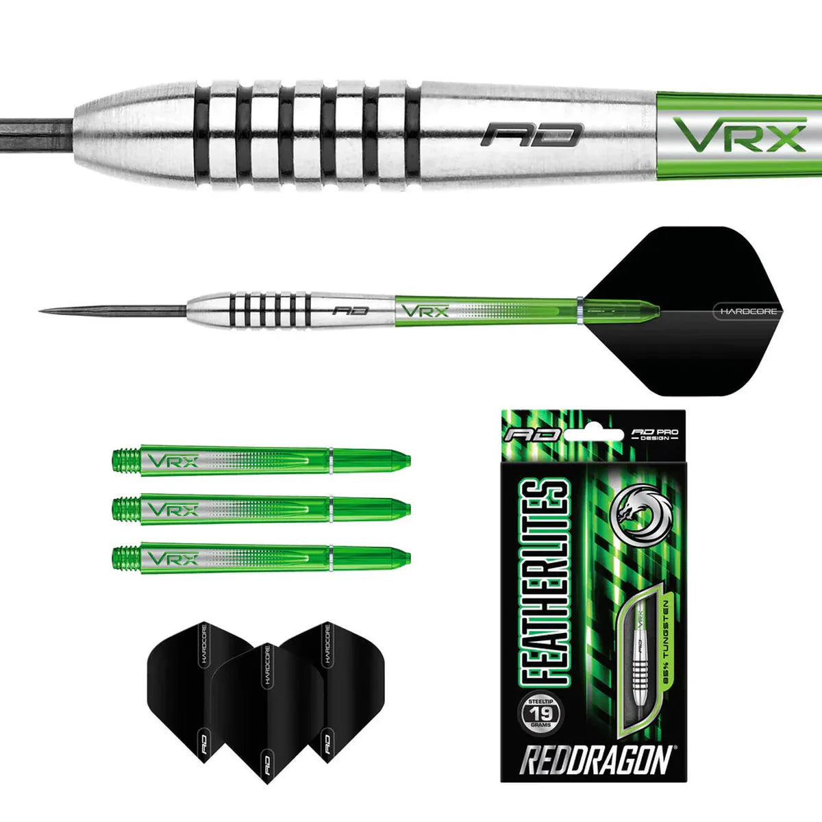 Red Dragon Featherlite 9 85% Tungsten Steel Tip Darts - view 5