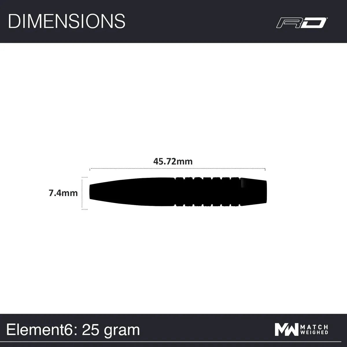 Red Dragon 50 Year Collection Element6 C 90% Tungsten Steel Tip Darts - view 7