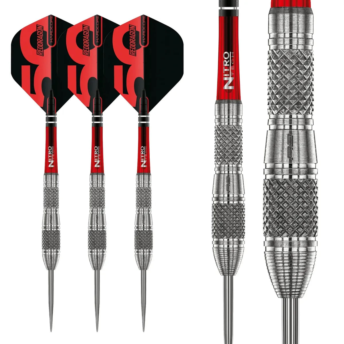 Red Dragon 50 Year Collection Grizzly 4 85% Tungsten Steel Tip Darts - view 6