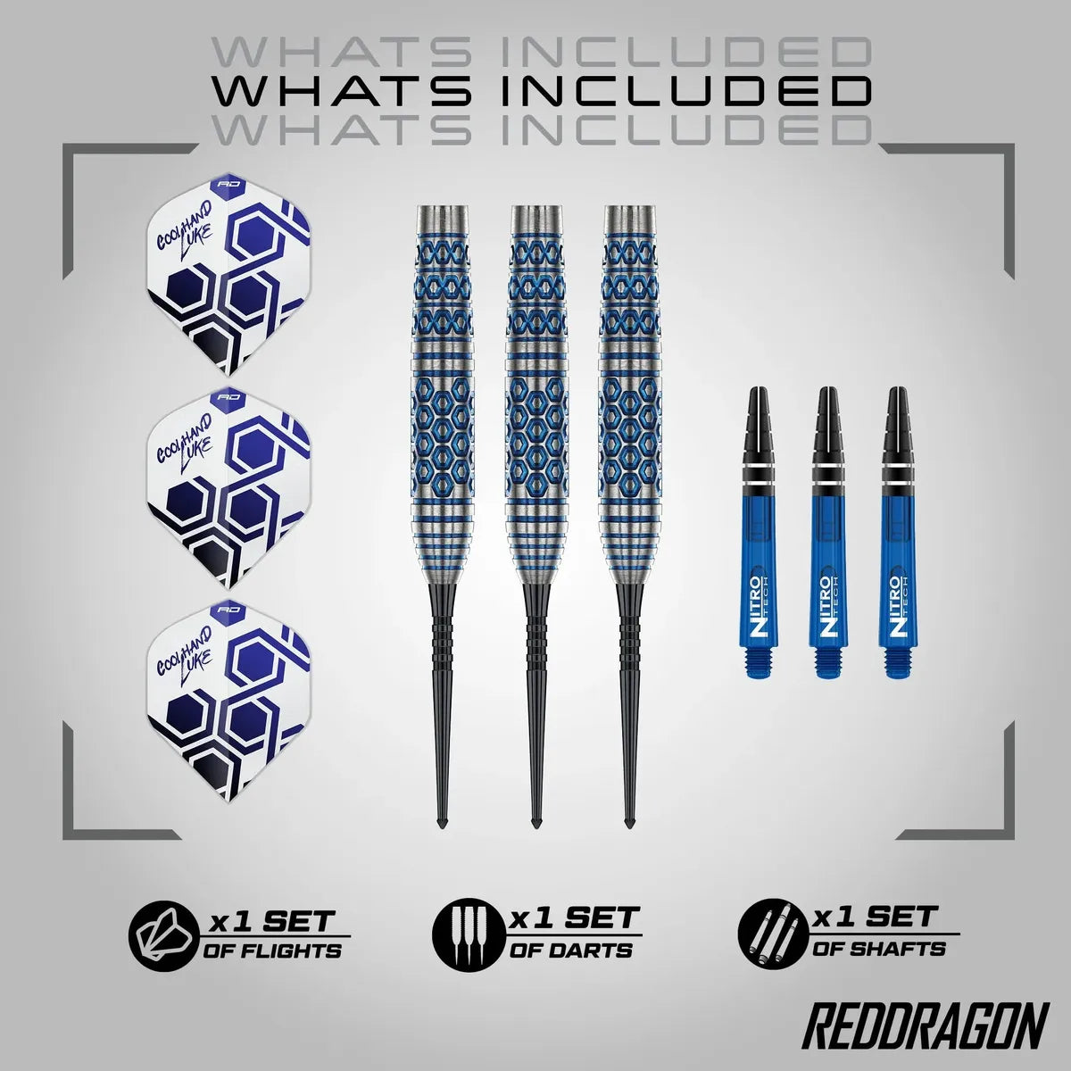 Red Dragon Luke Humphries TX5 90% Tungsten Steel Tip Darts - view 4