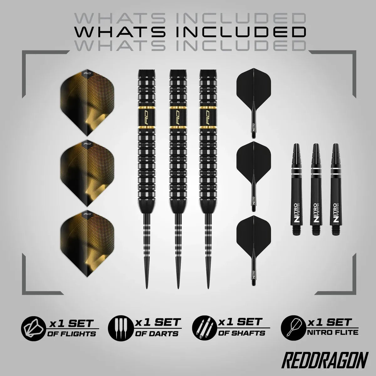Red Dragon Ascend Parallel 90% Tungsten Steel Tip Darts - view 4