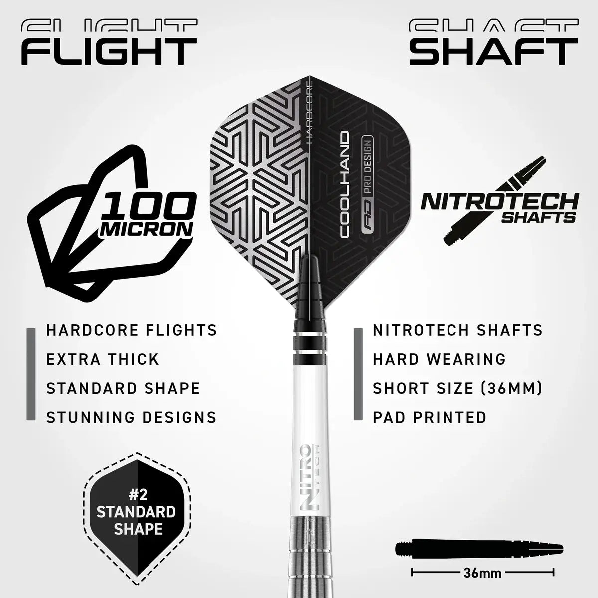 Red Dragon Luke Humphries TX1 Pioneer 90% Tungsten Steel Tip Darts - view 4