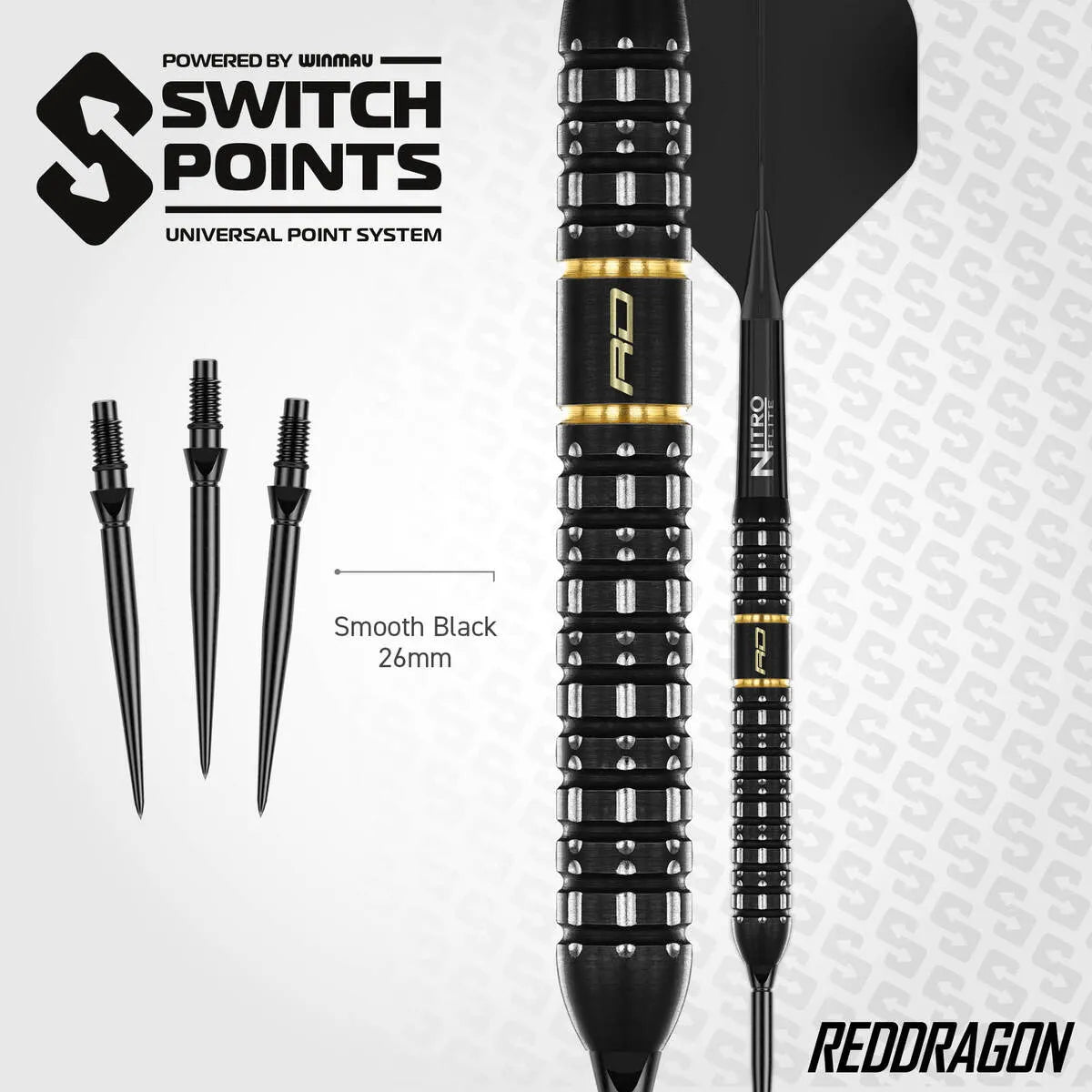 Red Dragon Ascend Parallel SP 90% Tungsten Steel Tip Darts - view 4