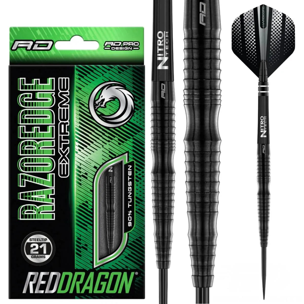 Red Dragon Razer Edge Extreme 90% Tungsten Steel Tip Darts