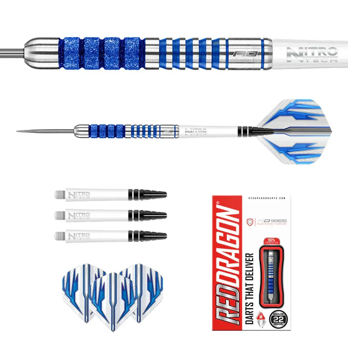 Red Dragon Colin Lloyd Element 90% Tungsten Steel Tip Darts - view 3