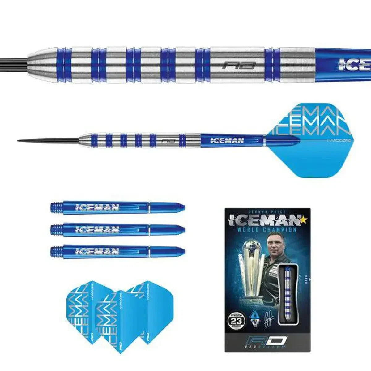 Red Dragon Gerwyn Price Challenger 80% Tungsten Steel Tip Darts - view 3