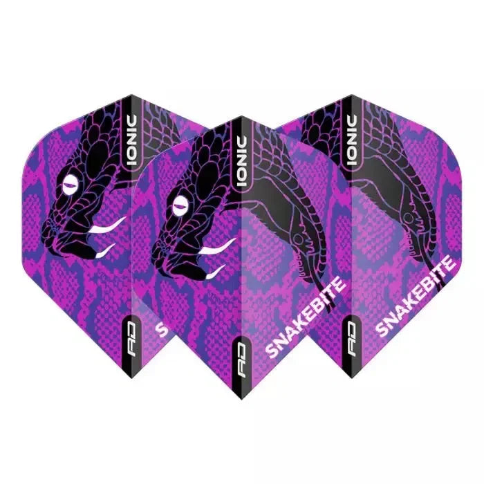 Red Dragon Hardcore Ionic Snakebite Purple Head Flights - view 2