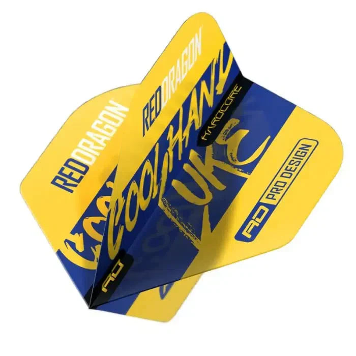 Red Dragon Hardcore Luke Humphries Signature Yellow Standard Flights