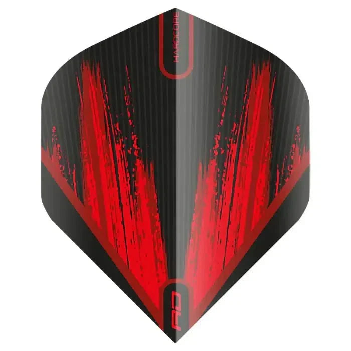Red Dragon Hardcore Radical Black & Red Standard Flights