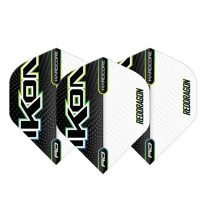 Red Dragon Hardcore Radical Black & White Ikon Flights - view 2