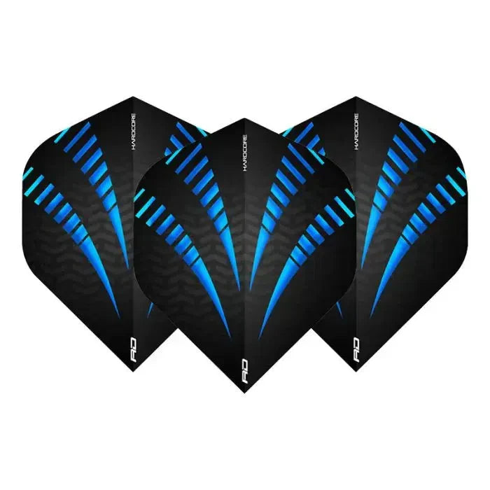 Red Dragon Hardcore Radical Blue Standard Flights - view 2