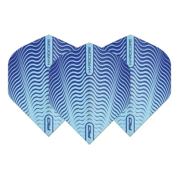 Red Dragon Hardcore Radical Blue Wave Shimmer Standard Flights - view 2