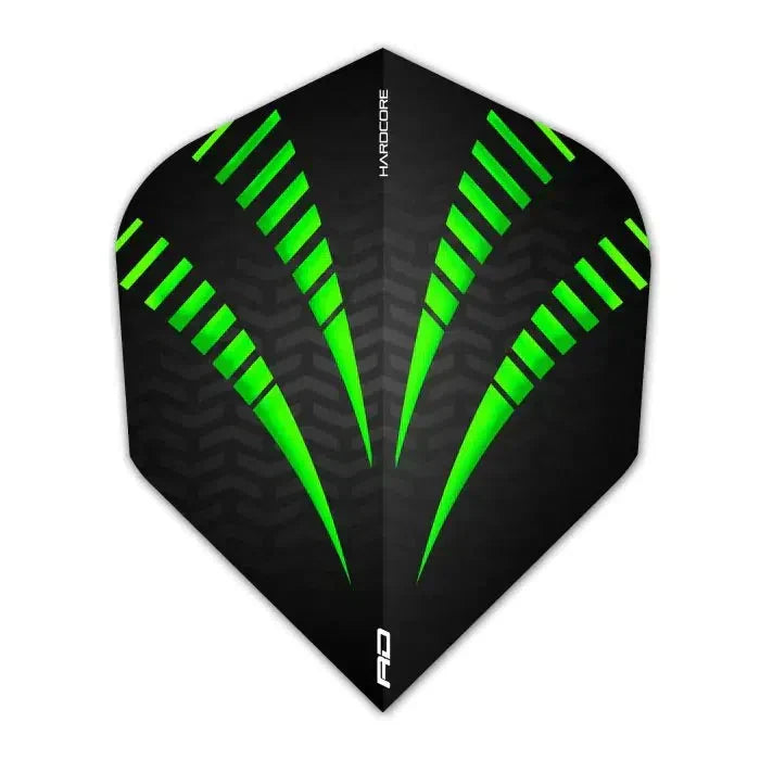 Red Dragon Hardcore Radical Green Standard Flights