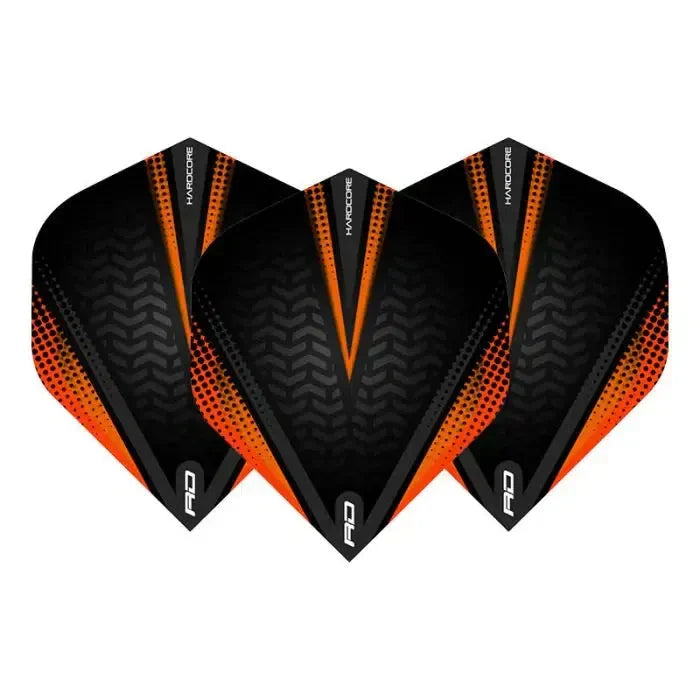 Red Dragon Hardcore Radical Orange Standard Flights - view 2