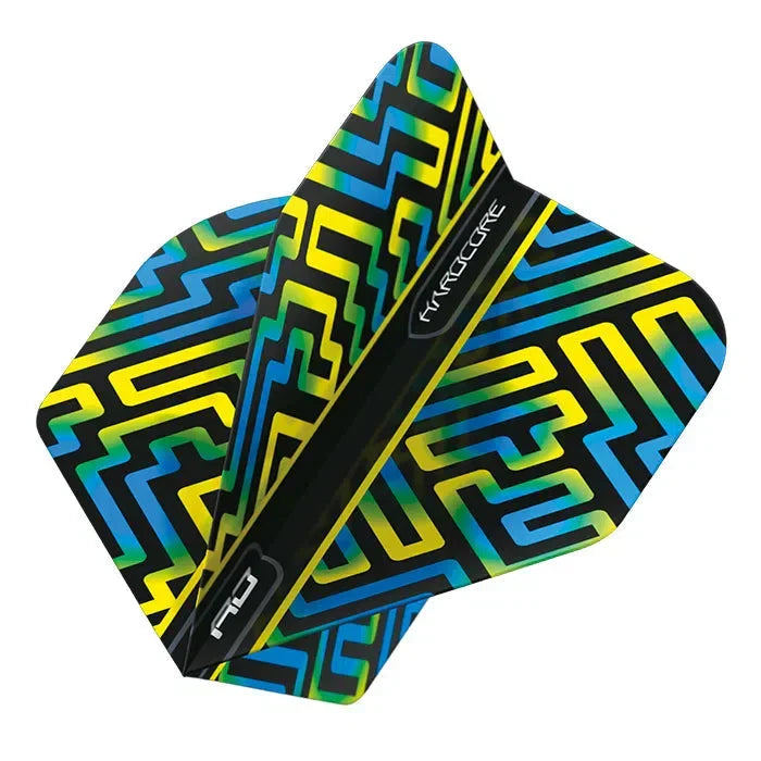 Red Dragon Hardcore XT Blue, Green & Yellow Flights